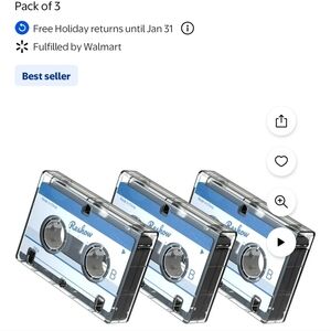 Reshow Audio Cassette Tapes Pack of 3